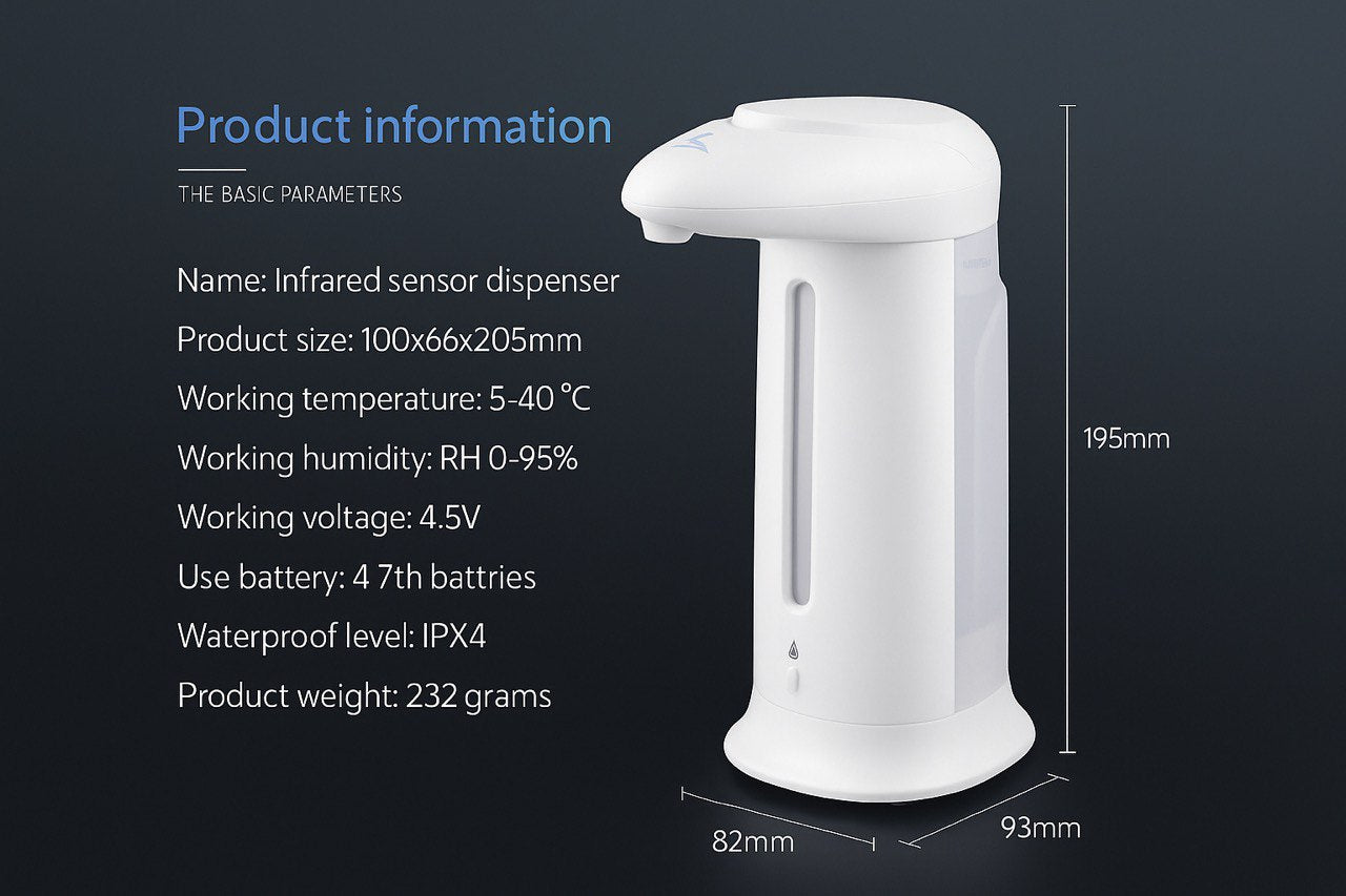 AeroWash Pro™ – Touchless Automatic Soap Dispenser