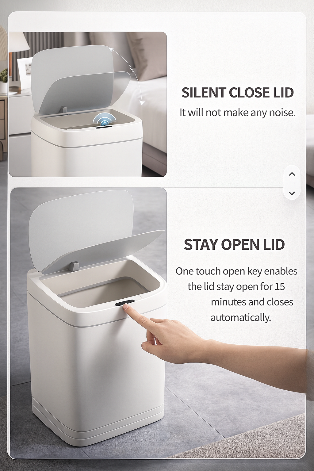 AirSense SmartBin™ – Touchless Automatic Sensor Dustbin