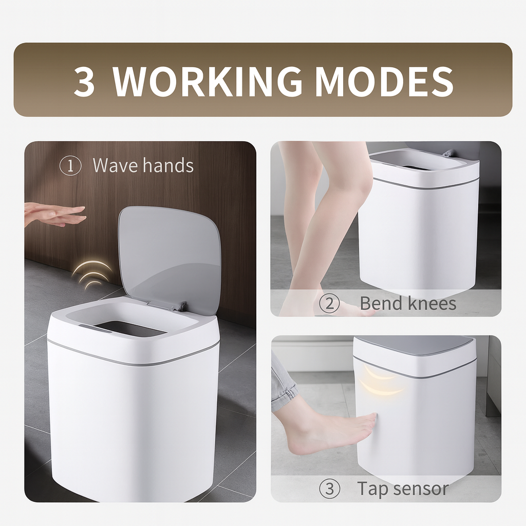 AirSense SmartBin™ – Touchless Automatic Sensor Dustbin